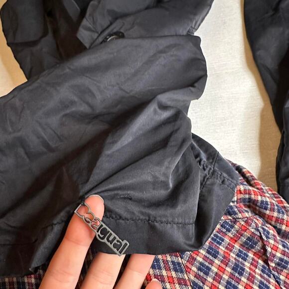 Desigual Euro Black Trenchcoat Jacket - Picture 7 of 7